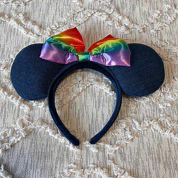 Disney Pride Collection Minnie Mouse Pride Ears Unisex - Picture 1 of 3